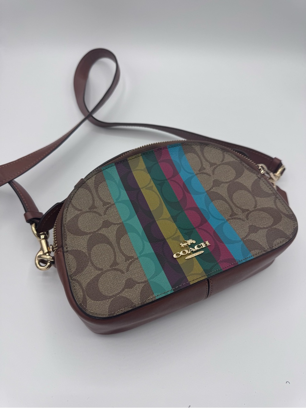 Coach Serena Satchel Signature Canvas Crossbody
